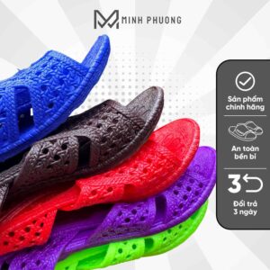 Dép tổ ong nhiều màu mang trong nhà