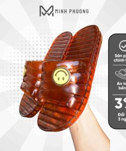 Dép mặt cười nhựa trong Minh Phương