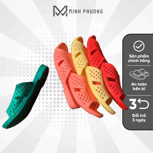 Dép tổ ong nhiều màu mang